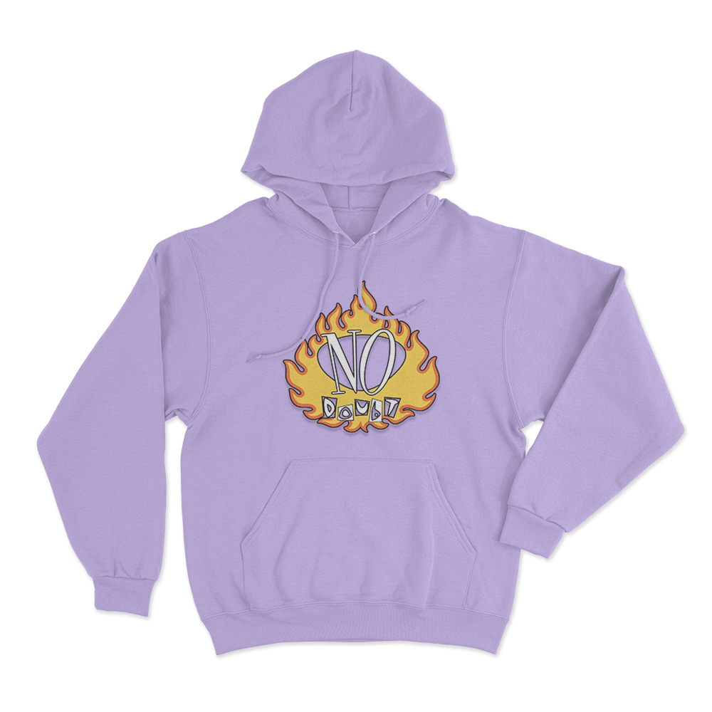 No Doubt Vintage Flame Unisex Hoodie Purple No Doubt Vintage Flame Unisex Hoodie Purple