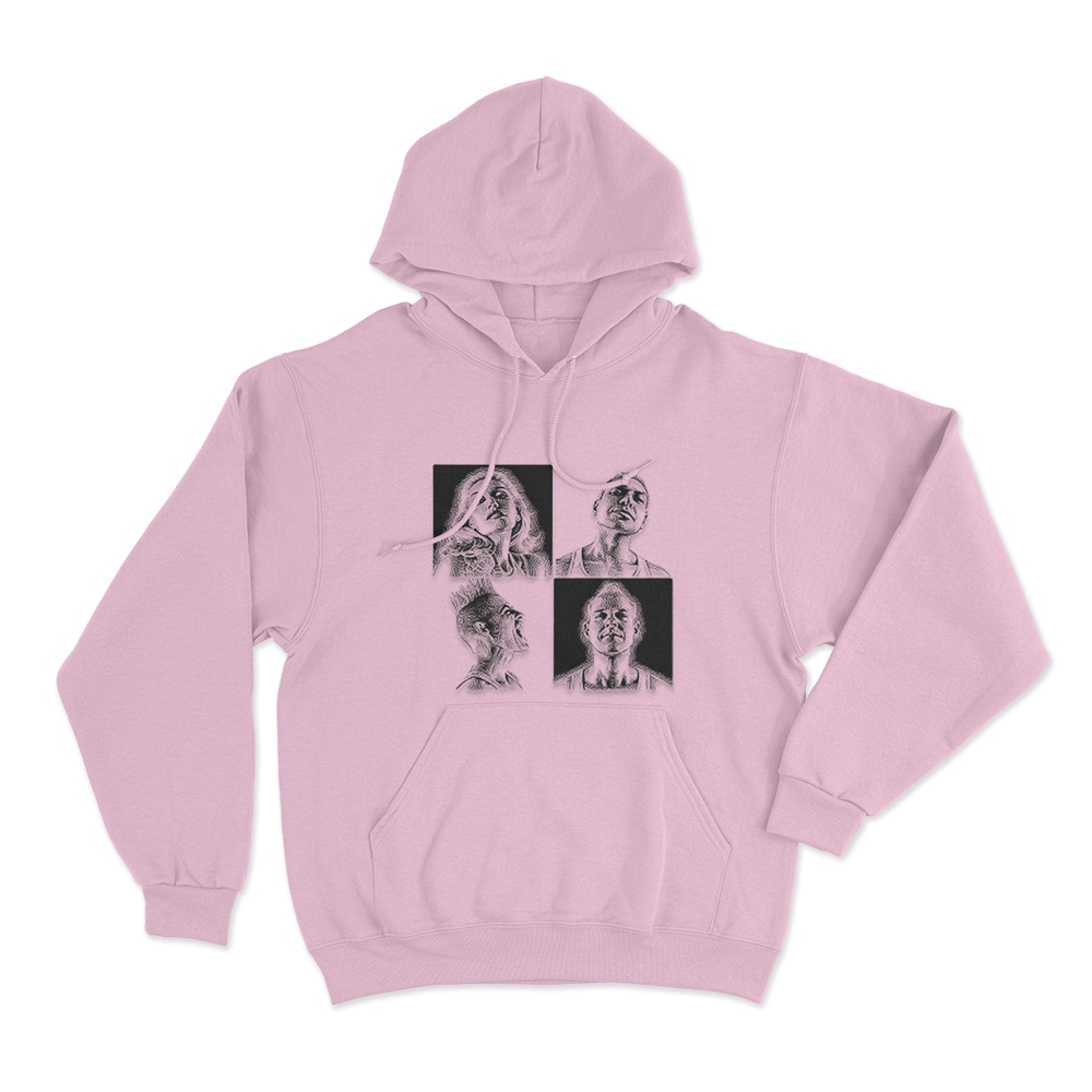 Push and Shove Unisex Hoodie Pink Push and Shove Unisex Hoodie Pink