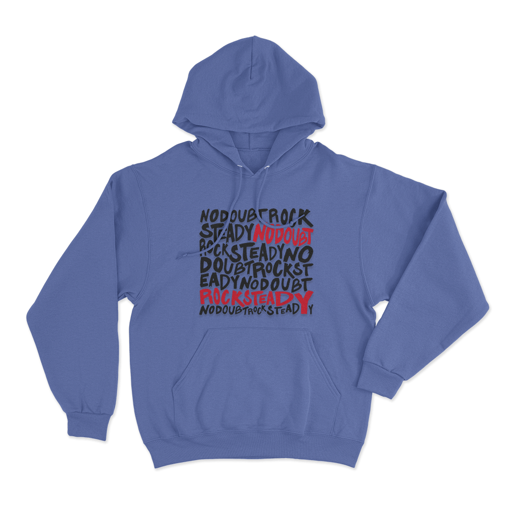 Rock Steady Unisex Hoodie Blue Rock Steady Unisex Hoodie Blue