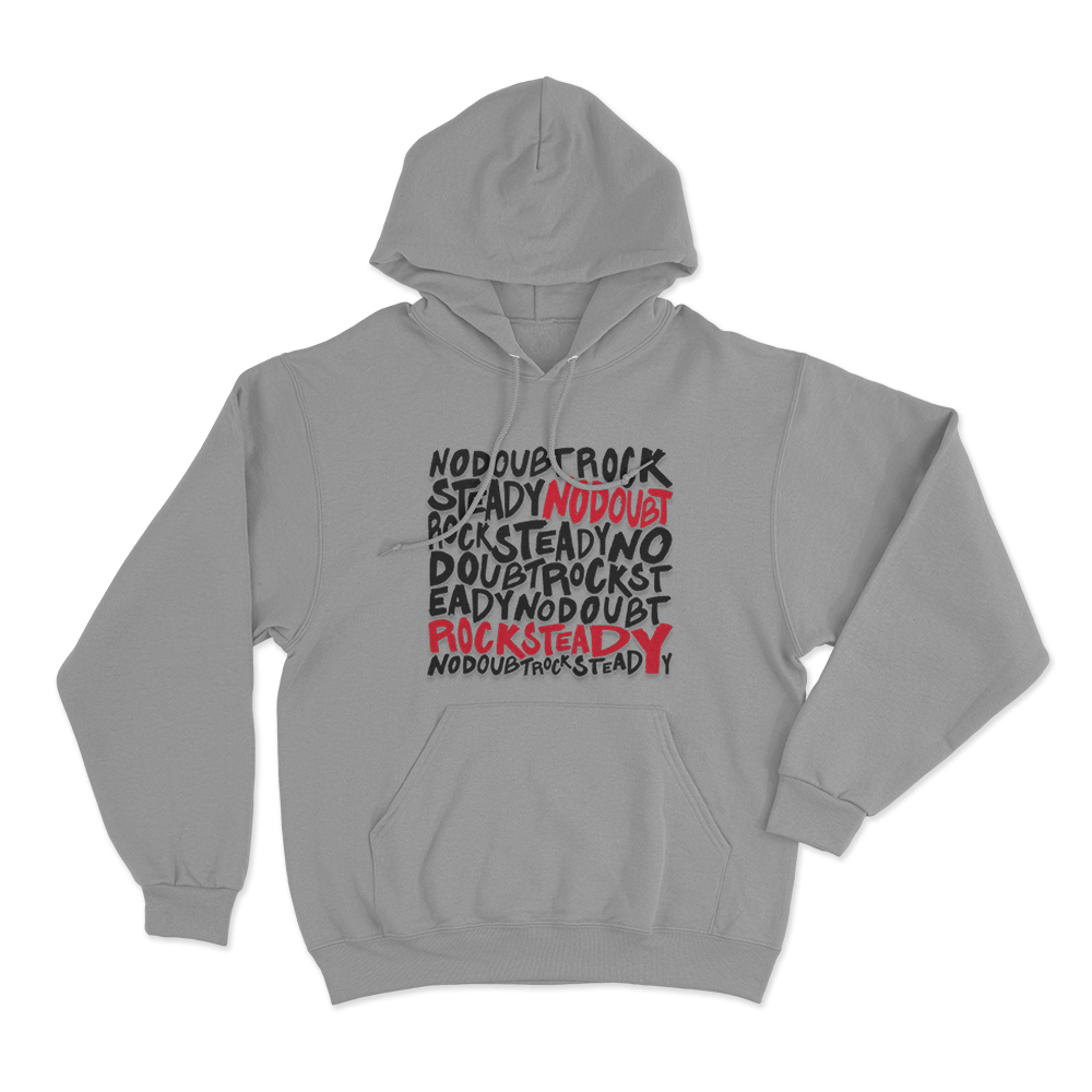 Rock Steady Unisex Hoodie Grey Rock Steady Unisex Hoodie Grey