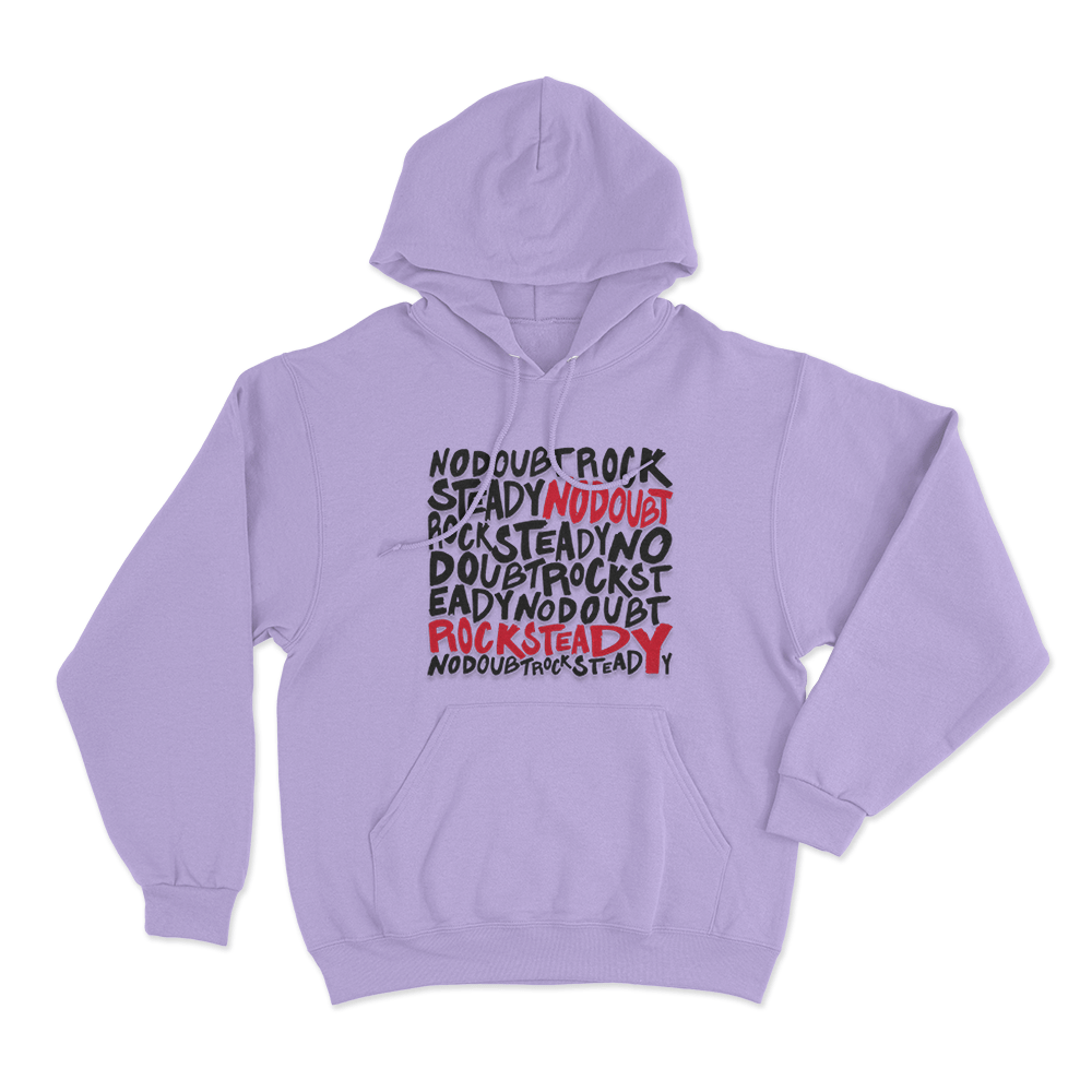 Rock Steady Unisex Hoodie Purple Rock Steady Unisex Hoodie Purple
