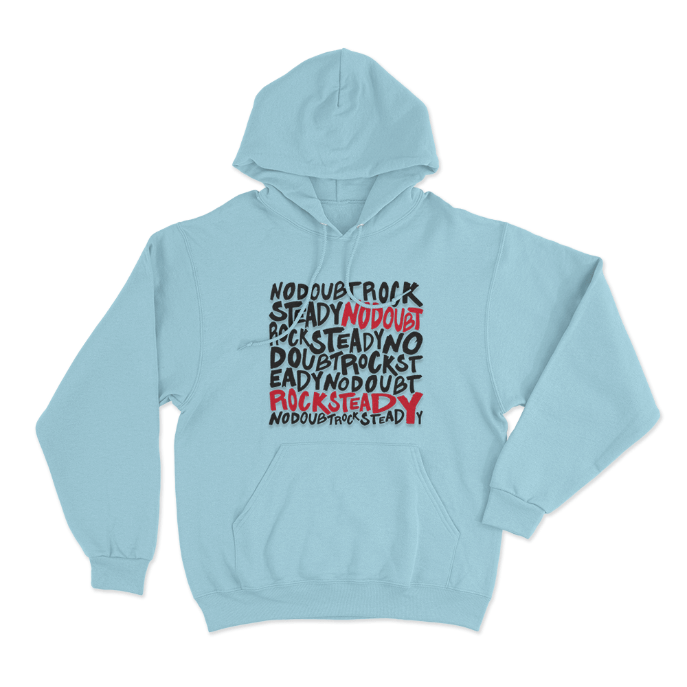 Rock Steady Unisex Hoodie Sky Blue Rock Steady Unisex Hoodie Sky Blue