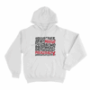 Rock Steady Unisex Hoodie White