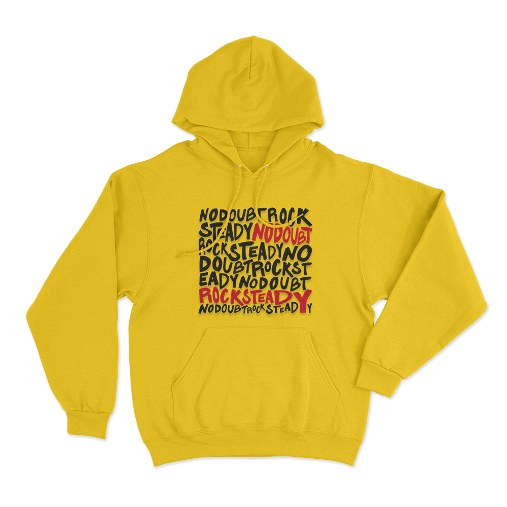 Rock Steady Unisex Hoodie Yellow Rock Steady Unisex Hoodie Yellow